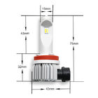 lampadina dell'antinebbia H7 di 120w 2pcs 9005, lampadina del faro di 14400lm LED