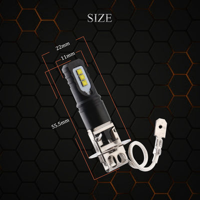 Lampadine del faro antinebbia di H1 H3 2525 6SMD 600lm Nonpolarity LED