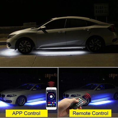 luci multicolori di Underglow dell'automobile 12V, corredi della luce di 4pcs Underglow per le automobili