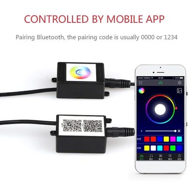luci multicolori di Underglow dell'automobile 12V, corredi della luce di 4pcs Underglow per le automobili