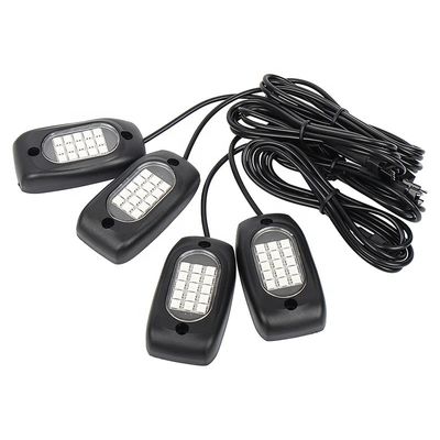 luci fuori strada di Underglow dell'automobile 12V 4x4, 4PCS LED Underglow per i camion