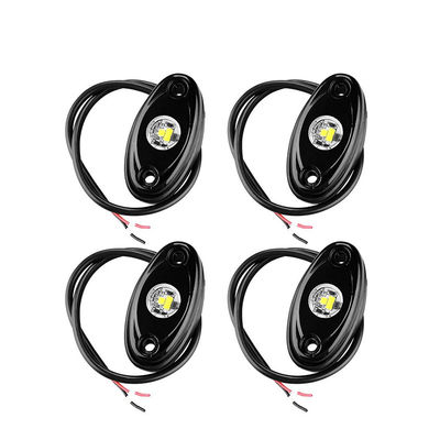 9W luci a 2 pollici di Underglow dell'automobile della roccia 600Lm del Cree LED