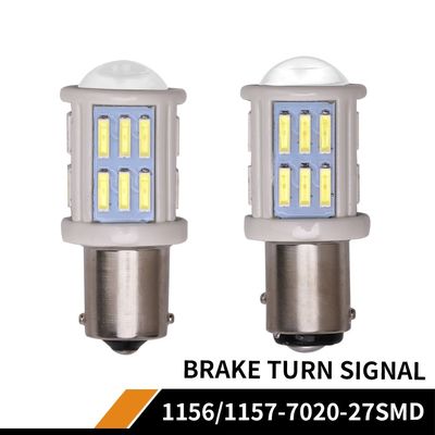 Lampadine della coda di 27SMD 1156 S25 LED, luci di segnalazione di giro 864lm
