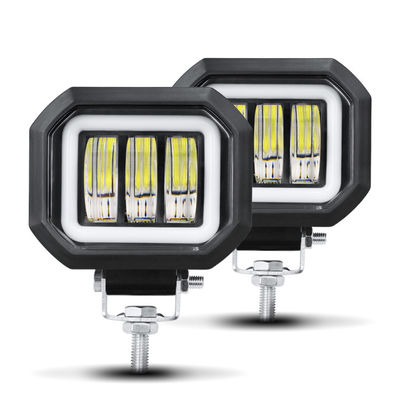 30W luci del lavoro dell'automobile LED del quadrato 12V, luci di azionamento automatiche di 6000K LED