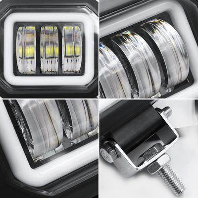 30W luci del lavoro dell'automobile LED del quadrato 12V, luci di azionamento automatiche di 6000K LED