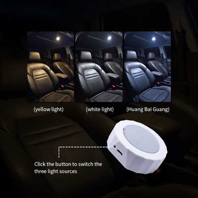 Luci leggenti interne della mini automobile bianca di USB IPX4 80mm