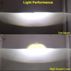 colore doppio LED del faro a 3 pollici della lente di 55W 6000k Sanvi