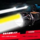 Motociclo LED Chip Bi Laser Headlight Bulbs, fari del raggio laser 5500K